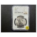 1923 Silver Peace Dollar - NGC MS64 - NGC Price Guide Value for an MS62 is $95