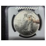 1923 Silver Peace Dollar - NGC MS64 - NGC Price Guide Value for an MS62 is $95