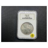 1924 Silver Peace Dollar - NGC MS65 - NGC Price Guide Value for an MS62 is $220