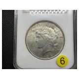 1924 Silver Peace Dollar - NGC MS65 - NGC Price Guide Value for an MS62 is $220