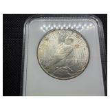 1924 Silver Peace Dollar - NGC MS65 - NGC Price Guide Value for an MS62 is $220