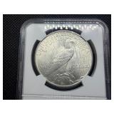 1925 Silver Peace Dollar - NGC MS62