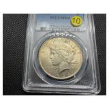 1934-D Silver Peace Dollar - PCGS MS64 - PCGS Price Guide Value for an MS64 is $650