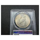 1934-D Silver Peace Dollar - PCGS MS64 - PCGS Price Guide Value for an MS64 is $650