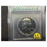 1963 Proof Franklin Silver Half Dollar  ICG PR63