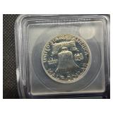 1963 Proof Franklin Silver Half Dollar  ICG PR63