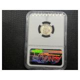 1937 Silver Mercury Dime NGC MS65 Full Bands - NGC Price Guide Value for an MS65 Full Bands is $48