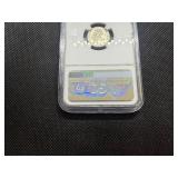 1937 Silver Mercury Dime NGC MS65 Full Bands - NGC Price Guide Value for an MS65 Full Bands is $48