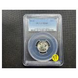 1944 Silver Mercury Dime PCGS MS65  - PCGS Price Guide Value for an MS65  is $55