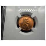 1945-S Lincoln Cent NGC MS66 RD - NGC Price Guide Value for an MS66 RD is $35