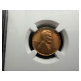 Better Date 1946 Lincoln Cent NGC MS66 RD - NGC Price Guide Value for an MS66 RD is $80