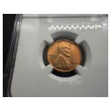 Better Date 1946 Lincoln Cent NGC MS66 RD - NGC Price Guide Value for an MS66 RD is $80