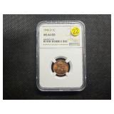 1946-D Lincoln Cent NGC MS66 RD - NGC Price Guide Value for an MS66 RD is $30