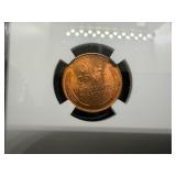 1946-S Lincoln Cent NGC MS66 RD - NGC Price Guide Value for an MS66 RD is $32.50