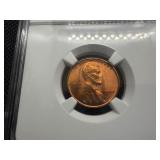1947-S Lincoln Cent NGC MS66 RD - NGC Price Guide Value for an MS66 RD is $45