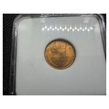 1950-S Lincoln Cent TDCS MS67 RD - Greysheet Wholesale Value  for an MS67 RD is $300
