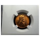 1951-D Lincoln Cent NGC MS66 RD - NGC Price Guide Value for an MS66 RD is $55