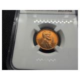 1951-D Lincoln Cent NGC MS66 RD - NGC Price Guide Value for an MS66 RD is $55