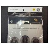 Five Original US Mint 3-Coin Sets of 2010 America the Beautiful PDS Washington Quarter US Park Sets in Original Mint Package W/COA