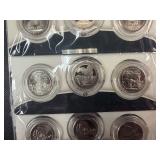 Five Original US Mint 3-Coin Sets of 2010 America the Beautiful PDS Washington Quarter US Park Sets in Original Mint Package W/COA