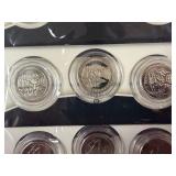 Five Original US Mint 3-Coin Sets of 2011 America the Beautiful PDS Washington Quarter US Park Sets in Original Mint Package W/COA