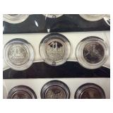 Five Original US Mint 3-Coin Sets of 2011 America the Beautiful PDS Washington Quarter US Park Sets in Original Mint Package W/COA