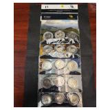 Five Original US Mint 3-Coin Sets of 2012 America the Beautiful PDS Washington Quarter US Park Sets in Original Mint Package W/COA