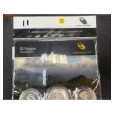 Five Original US Mint 3-Coin Sets of 2012 America the Beautiful PDS Washington Quarter US Park Sets in Original Mint Package W/COA