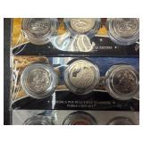 Five Original US Mint 3-Coin Sets of 2012 America the Beautiful PDS Washington Quarter US Park Sets in Original Mint Package W/COA