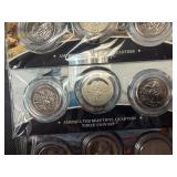 Five Original US Mint 3-Coin Sets of 2012 America the Beautiful PDS Washington Quarter US Park Sets in Original Mint Package W/COA