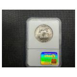 1956 Franklin Silver Half Dollar  NGC MS65 -  NGC Price Guide Value for an MS65 is $55