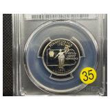 1999-S Silver Pennsylvania Washington Quarter PCGS PR68DCAM - PCGS Price Guide Value for a PR68DCAM is $17