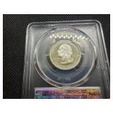 1999-S Silver Pennsylvania Washington Quarter PCGS PR68DCAM - PCGS Price Guide Value for a PR68DCAM is $17