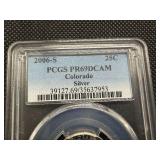 2006-S Silver Colorado Washington Quarter PCGS PR69DCAM - PCGS Price Guide Value for a PR69DCAM is $25