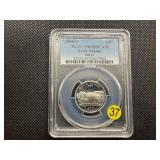 2006-S Silver North Dakota Washington Quarter PCGS PR69DCAM - PCGS Price Guide Value for a PR69DCAM is $25