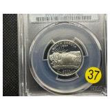 2006-S Silver North Dakota Washington Quarter PCGS PR69DCAM - PCGS Price Guide Value for a PR69DCAM is $25