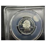2006-S Silver North Dakota Washington Quarter PCGS PR69DCAM - PCGS Price Guide Value for a PR69DCAM is $25