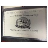 1991-S Mount Rushmore Silver Prestige Mint Set in Original U.S. Mint Package with COA - Greysheet Wholesale Value is $80.62