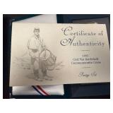 1995 Civil War Silver Prestige Mint Set in Original U.S. Mint Package with COA - Greysheet Wholesale Value is $97.97