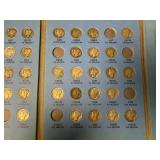 Partial Set of 54 Silver Mercury Dimes including better dates; 1921, 1921-D, and 1926-S in a Whitman folder - Greysheet value for these coins in G4 is $400.00