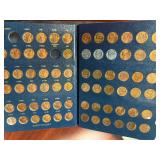 Partial Set of 151 Lincoln Cents from 1909 to 1967 - including semi-key dates: 1911-S, 1914-D, 1917 Red, and 1924-D - Majority of the coins are Red condition!!