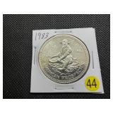1983 BU 1 Oz. Silver Engelhard Prospector -- Hard to Find!