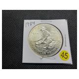 1984 BU 1 Oz. Silver Engelhard Prospector -- Hard to Find!