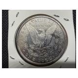 1887 Silver Morgan Dollar Marked AU when Purchased