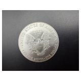2001 Beautiful Uncirculated 1 Oz. Silver American Eagle