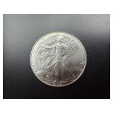 2002 Beautiful Uncirculated 1 Oz. Silver American Eagle