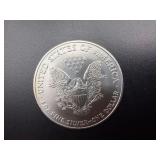 2002 Beautiful Uncirculated 1 Oz. Silver American Eagle