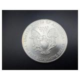 2002 Beautiful Uncirculated 1 Oz. Silver American Eagle