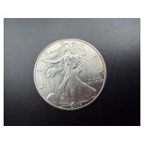2004 Beautiful Uncirculated 1 Oz. Silver American Eagle