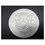 2007 Beautiful Uncirculated 1 Oz. Silver American Eagle